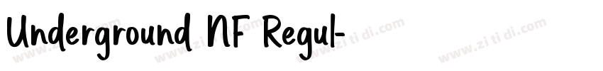 Underground NF Regul字体转换